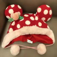 ディズニー　ファンキャップ　ドット ミニー クリスマス