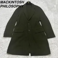 【極美品✨】 現行 マッキントッシュ チェスターコート L ウール グリーンのサムネイル