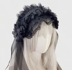 ヘッドドレス ロリータ ゴスロリ カチューシャ ヘアピン ヘアクリップ 蝶々