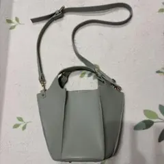 2WAY ショルダーバッグ ライトグレーのサムネイル
