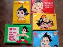 기업 참신 철완 아톰 포켓 티슈 5점 세트