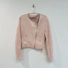 【新品未使用】Resexxy(リゼクシー) レザージャケット ピンク