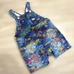 HYSTERIC MINI ライクア サロペット 総柄 ヒスミニ 70-80