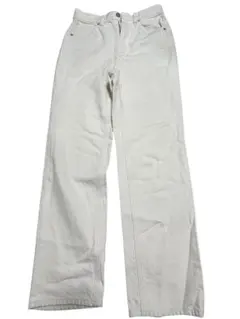 ホワイト ストレートデニム