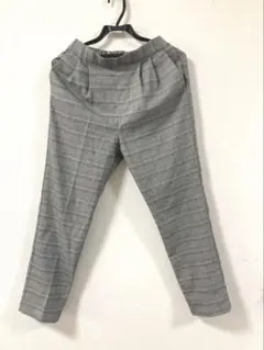 ♥️earthmusic&ecology グレンチェックテーパードパンツ Mサイズ