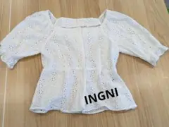 【最終価格】INGNI　レース　トップス　羽織り　前空き　ブラウス
