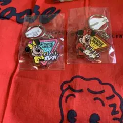 ミニーマウス アクリルキーホルダー 2個セット