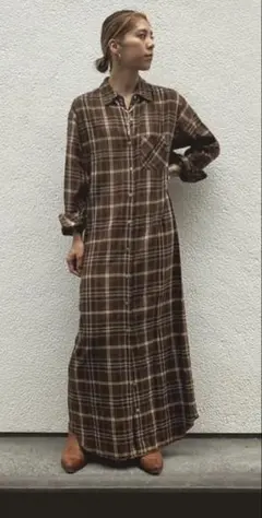 nowos ワンピース ubasoku ワンピース 体型カバー 肩・脇共地釦開閉式 脇ポケット