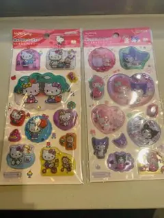ハローキティ マイメロ クロミ ポップデコパーティー わたあめカプセルシール