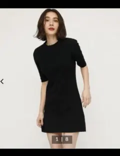 SLY ニットワンピース　ブラック