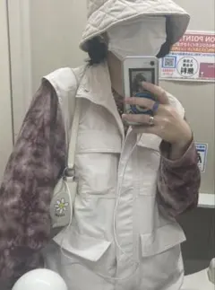 ホワイト ベスト ジレ