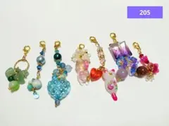 205✱天然石チャーム★　オリジナルセット