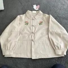 新品未使用softcheese チャイナジャケット ソフトチー160cmピンク