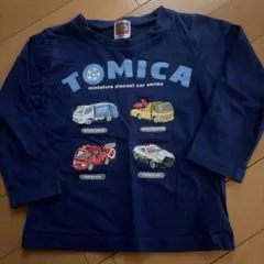 TOMICA ミニカーシリーズ 長袖カットソー 100cm ネイビー