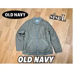 美品【OLD NAVY】 キルティングジャケット Lサイズ オリーブグリーンのサムネイル