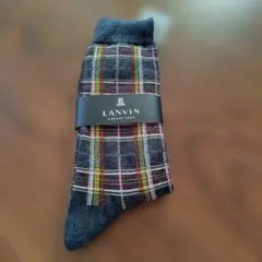 LANVIN COLLECTION ソックス 25-27cm チェック柄のサムネイル