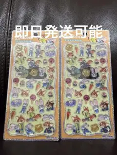店舗購入正規品Zootopia ズートピア　プチドロップステッカー ２枚セット