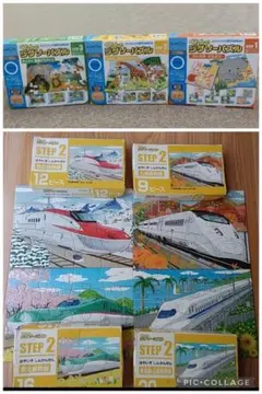 希少！ くもん式ジグソーパズル 乗り物 C&Dセット - メルカリ