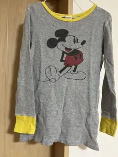 ミッキーマウス プリント Tシャツ Lサイズ