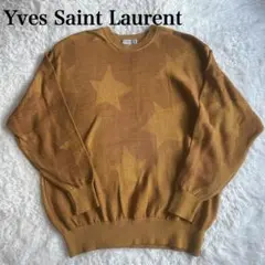 【イヴサンローラン】長袖 黄色　星トップスysl