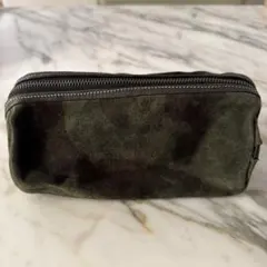 MASSIMO ポーチ　迷彩柄　スエード