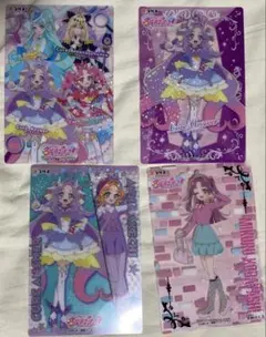名探偵プリキュア！キラキラクリアカードガム　カードセット