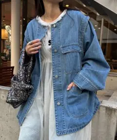 【¥9790】CIAOPANIC TYPY マルチウェイデニムワークジャケット