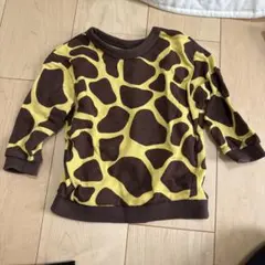 キリン柄 長袖トレーナー 90 BREEZE