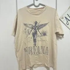 NIRVANA IN UTERO Tシャツ ベージュ Mサイズ
