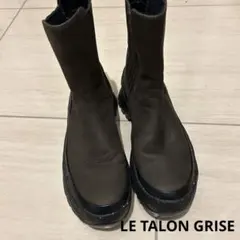 美品✨LE TALON GRISE　チェルシーブーツ　サイドゴアブーツ　黒　M GRISE レザーVIBRAMサイドゴア | ルタロン(LE TALON) | マルイウェブ