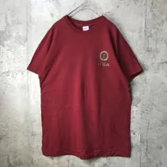 B1308古着　Tシャツ バックプリント　赤　90s Y2K