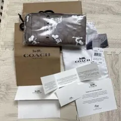 COACH Snoopy 長財布 新品未使用品。スヌーピーコラボのサムネイル