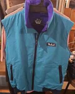 Woolrich ベスト　 ターコイズ/パープル