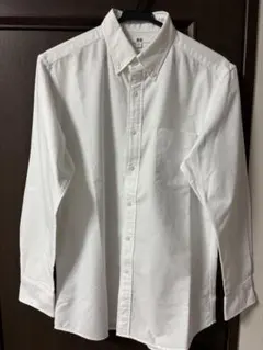 UNIQLO ホワイト 長袖シャツ