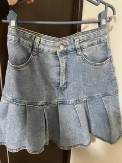 H&M デニム プリーツスカート 36 ※最終値下げ