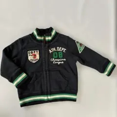 ダブルB 90 刺繍　スタジャン　ミキハウス　ジャンバー　上着　トレーナー