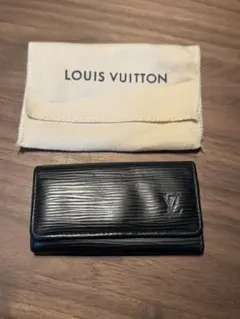 Louis Vuitton エピレザー ブラックキーケース