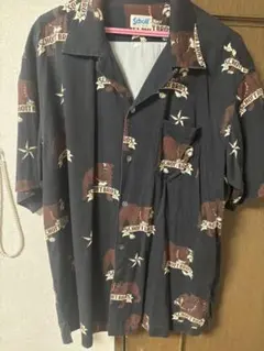 Schott N.Y.C. アロハシャツ ブルドッグ柄のサムネイル