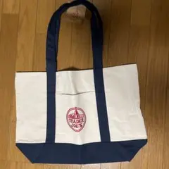 TRADER JOE'S エコバッグ アイボリー ネイビー