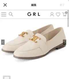 美品 GRL グレイル ローファー 24cm