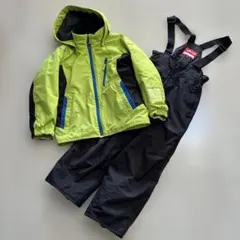 FABLICE 子供用スキーウェア 蛍光グリーン