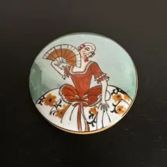 アンティーク　希少　オールドノリタケ　アールデコのレディ ノリタケ オールドノリタケ ラスター彩 アールデコ デコレディ