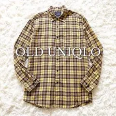 OLD UNIQLO Flannel Check Shirt L