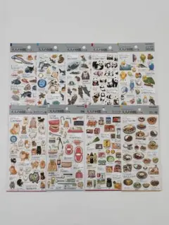 カミオジャパン　大人の図鑑シール　9種類　まとめ売り