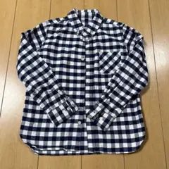 ユニクロUNIQLO⭐︎ボタンダウンチェック柄シャツ 150
