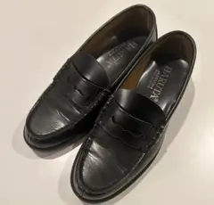 HARUTA ハルタ　ブラック　レザー ローファー　26.0EEE