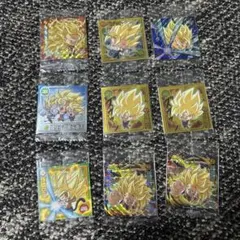ドラゴンボール スーパーサイヤ人 シール 9枚セット
