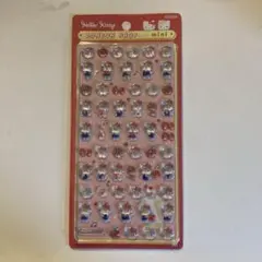 【正規品】ハローキティ　赤　ボンボンドロップシールミニ