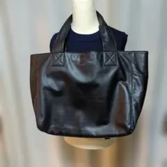 ズッケロ ソフトカウレザー 軽量トートバッグ　ブラック