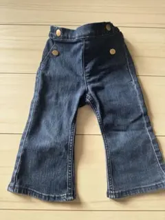 H&M デニム フレアパンツ 80